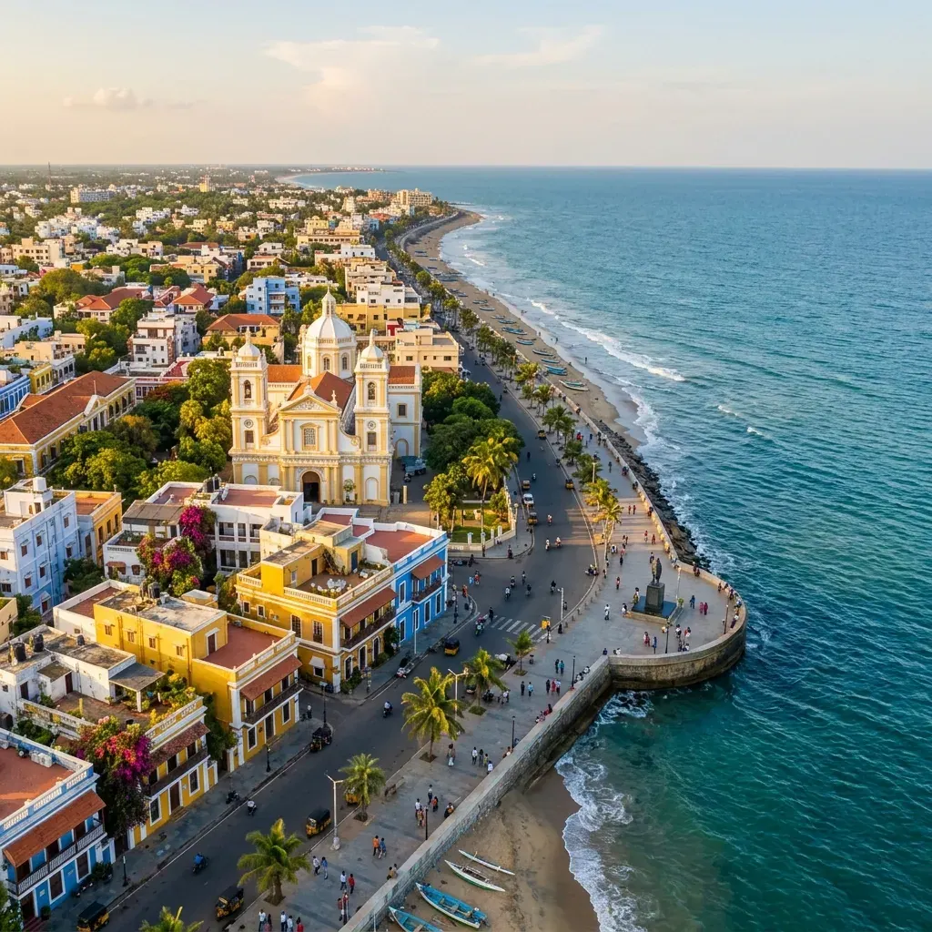 The French Quarter of Pondicherry